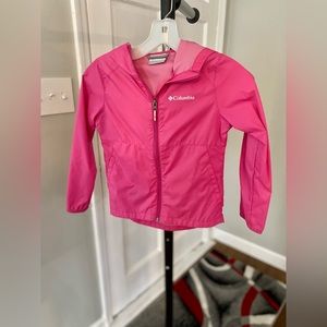 NWOT Columbia Rain Jacket - Girls size XS (6-6x)